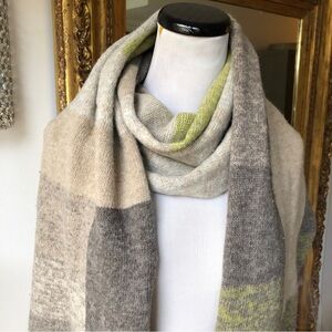 Max Azria 100% Wool Multicolor Scarf